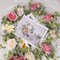Artificial Pink Flower Garland Decor, 6.07Ft Dahlia Garland Eucalyptus Greenery (Pink)